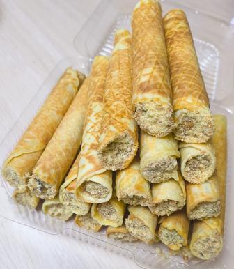 Трубочки со сгущенкой