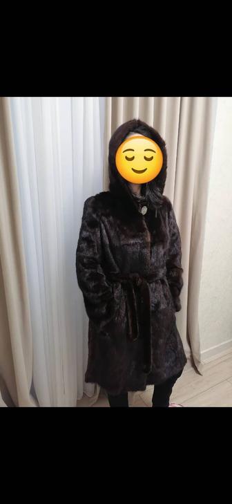 шуба натуральная норка