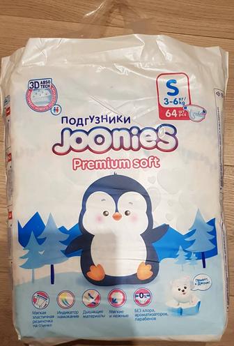 Joonies premium soft подгузники