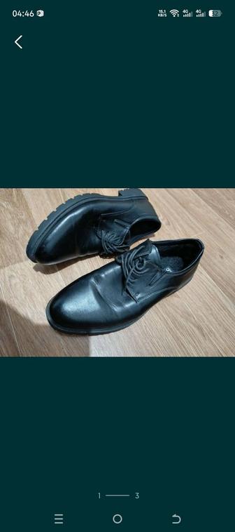 Мужские туфли с начесом 42 го размера, за плату или за киндеры