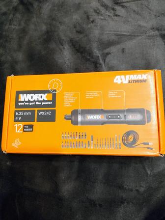 Новая Аккумуляторная отвёртка Worx