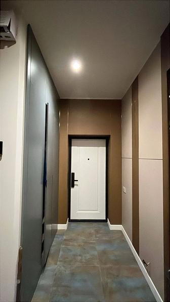 Установка бамбуковых панели,гибкий мрамор,тв зона,бамбук панели ,лувр