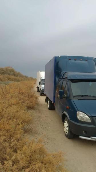 Газель по городу.