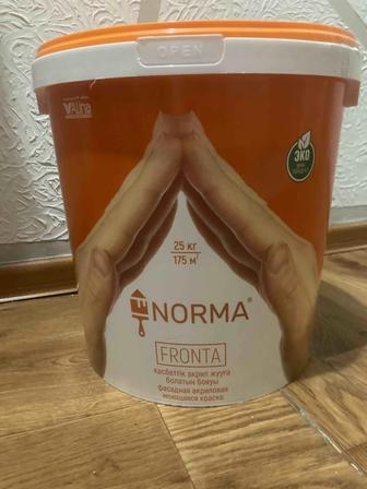 Краска водоэмульсионная моющаяся Norma для фасадов и интерьеров