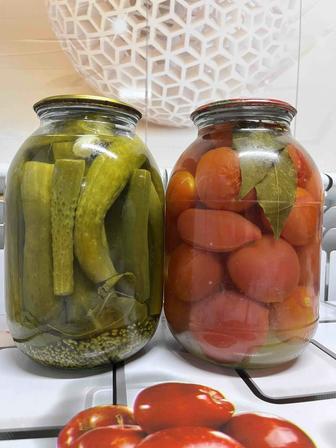 Продам соленые огурцы и помидоры