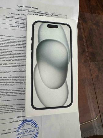 Айфон 15 black, 256GB новый