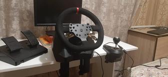 Игровой руль Artplays v-1200 Premium Leather Edition и МКПП