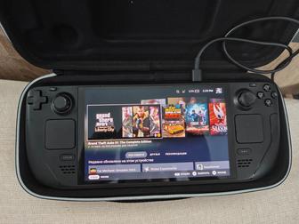 Steam Deck OLED 512GB, отличное состояние, 100% батарея, полный комплект