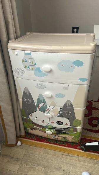 Детский комод пластиковый