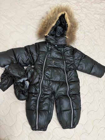 Зимний детский комбинезон