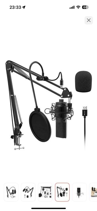 Микрофон Fifine T669 черный