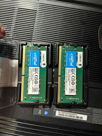 Оперативная память Crucial 8gb 2 штуки