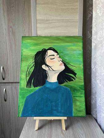 Картина девушка