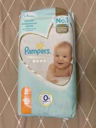 Подгузники Pampers premium care