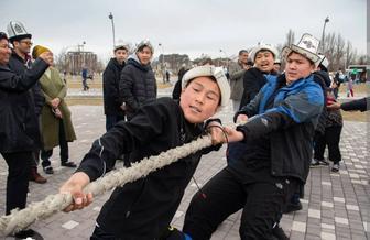 Аркан тартыс перетягивание каната веревки