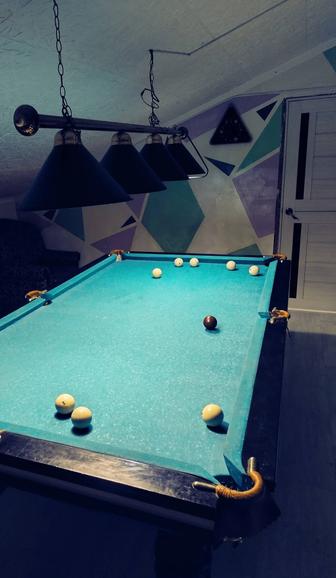 Установка бильярд столов