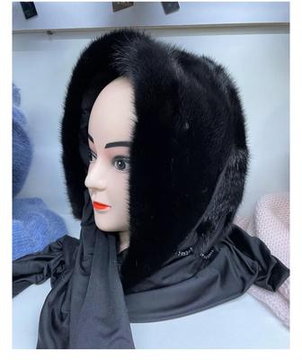 Капор из натуральной норки