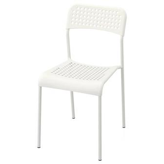 Стул пластиковый, белый IKEA