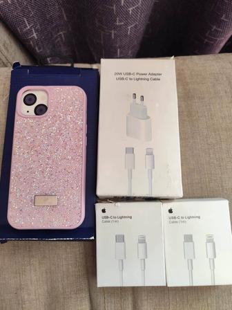 Продам чехол на айфон, адаптер, USB