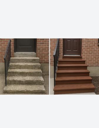 Покраска и реставрация дверей, лестниц из любого материала