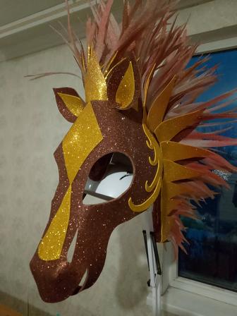 Маска голова лошади