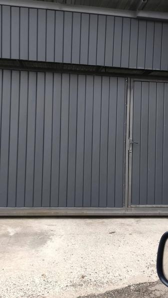 Откатные консольные ворота то