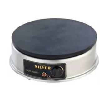 Электро блинница, мощность 2.5 kw. Напряжение 220 В. Диаметр чащи 40 см.