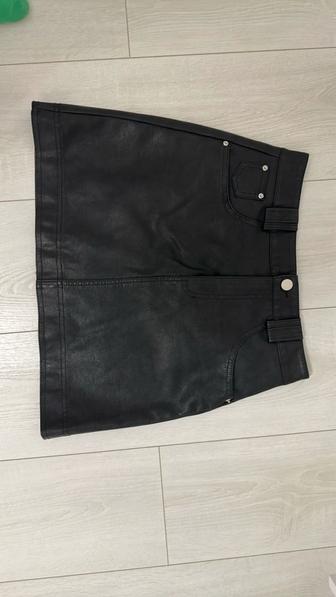 Кожаная юбка