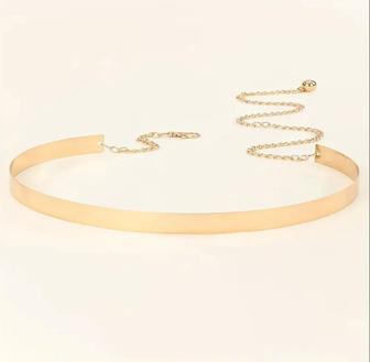 Золотистый металический пояс