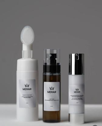 MERAR Merar набор для ухода за лицом (пенка, тоник, крем) набор по уходу за
