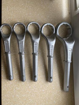 Усиленные накидные ключи - USAG 253. 36, 41 мм, Beta 91. 65, 50, 46 мм