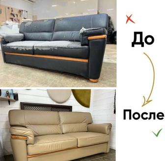 Перетяжка ремонт мягкой мебели