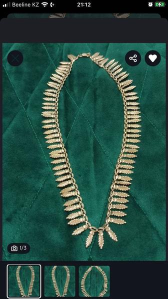 Золото колье