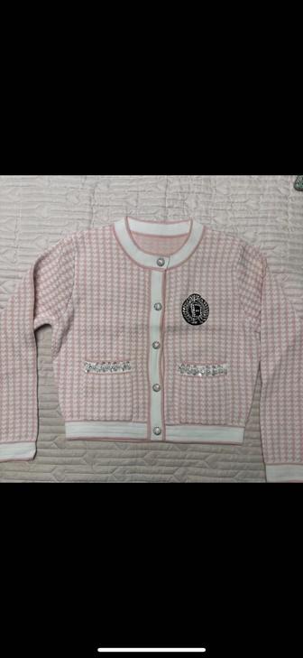 Кардиган розовая