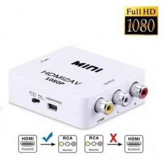 Адаптер чHDmI 2 AV RCA переходник конвертер 720p/1080p