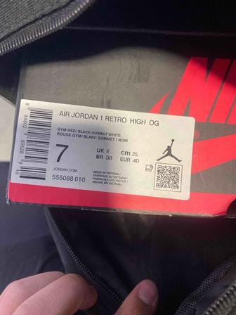 Nike Air Jordan 1 Retro High OG Обувь