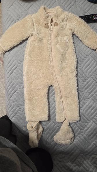 Теплый комбинезон махровый