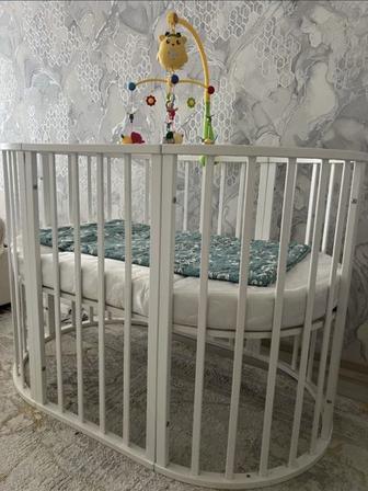 Манеж 7в1 с маятником и на колесиках