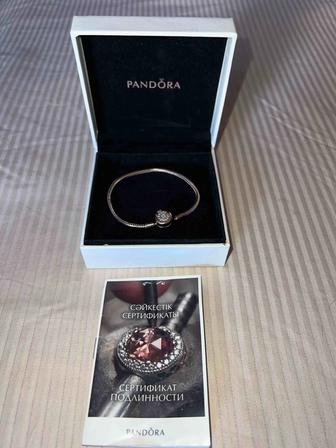 Срочно Браслет PANDORA с застежкой корона