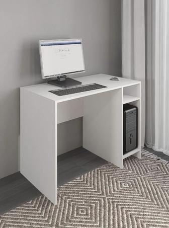 Стол компьютерный AH-003, 100х55x75 см, белый