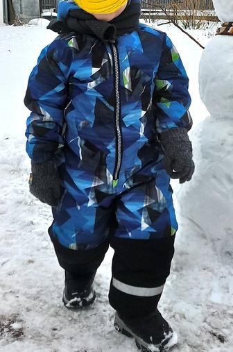 Зимний комбинезон на мальчика 98см