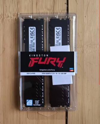 Оперативная память Kingston fury 32GB (2X16GB) ddr4