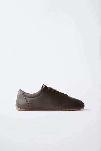 Кроссовки Zara, натуральная кожа