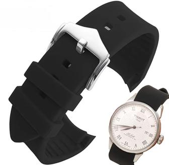 Ремешок для часов Tissot 1853, изогнутый силиконовый