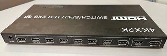 Сплиттер HDMI Свитч switch WHD HD-SP8-G HDSS2-8-V1.4.