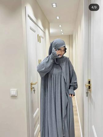 Платья Хиджаб двойка с платком