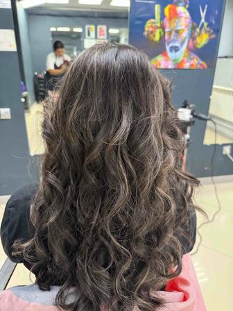 Сложное окрашивание, биозавивка,ботокс стрижки разного вида