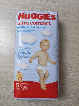 Подгузники HUGGIES 64шт. 12-22кг (5)