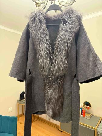 Кашемировое короткое пальто