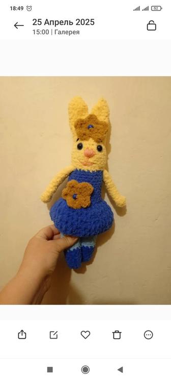 Продам вязаная игрушка крючком.